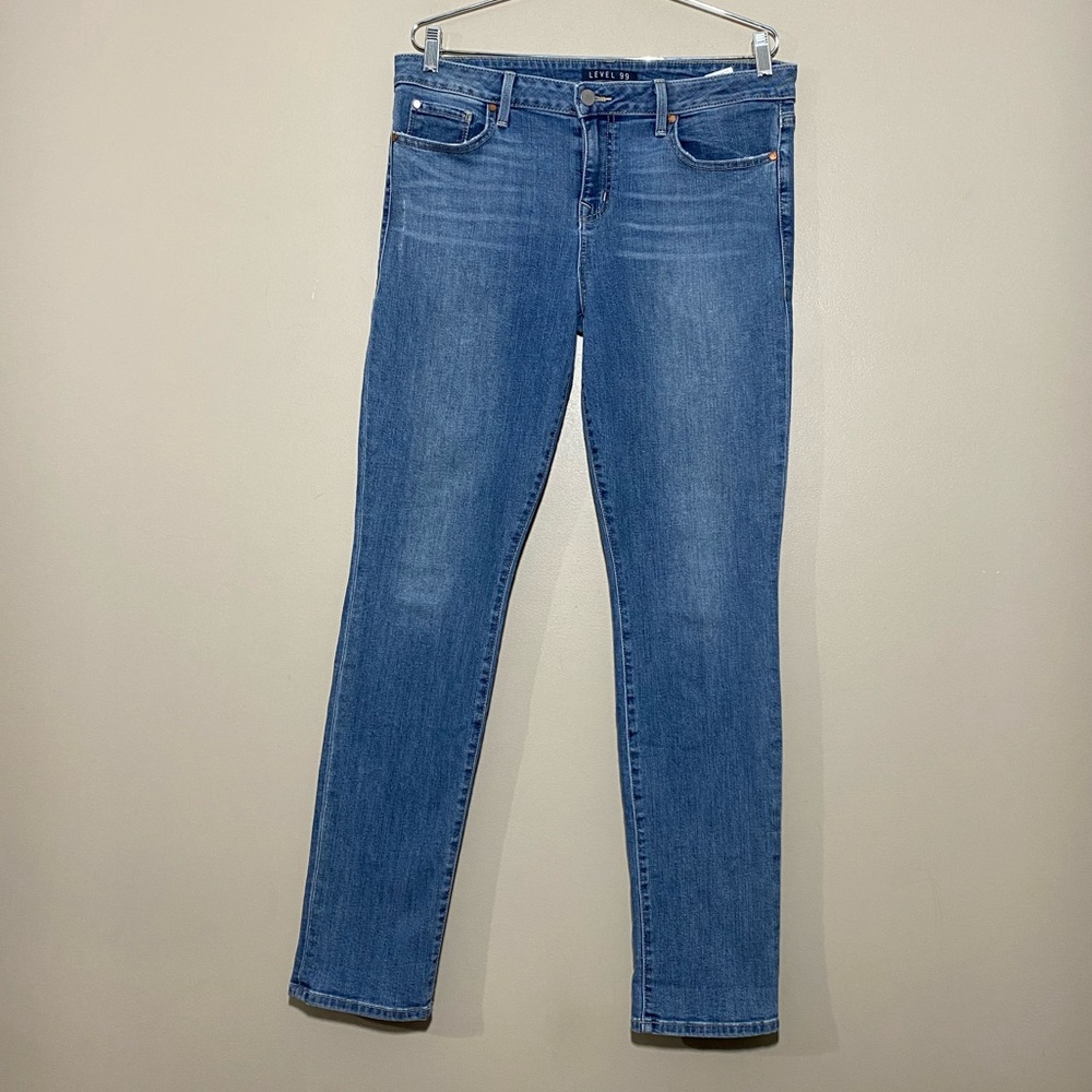 Anthropology Level 99 || Woman’s blue jeggins size 32